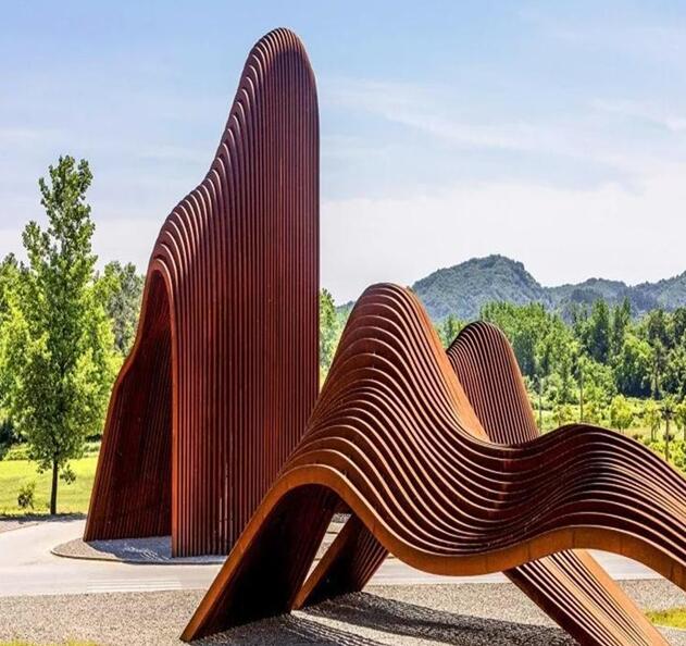 昌黎锈钢板造型