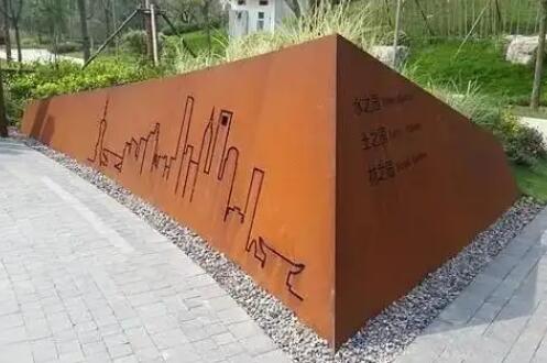 昌黎耐候钢挡土墙